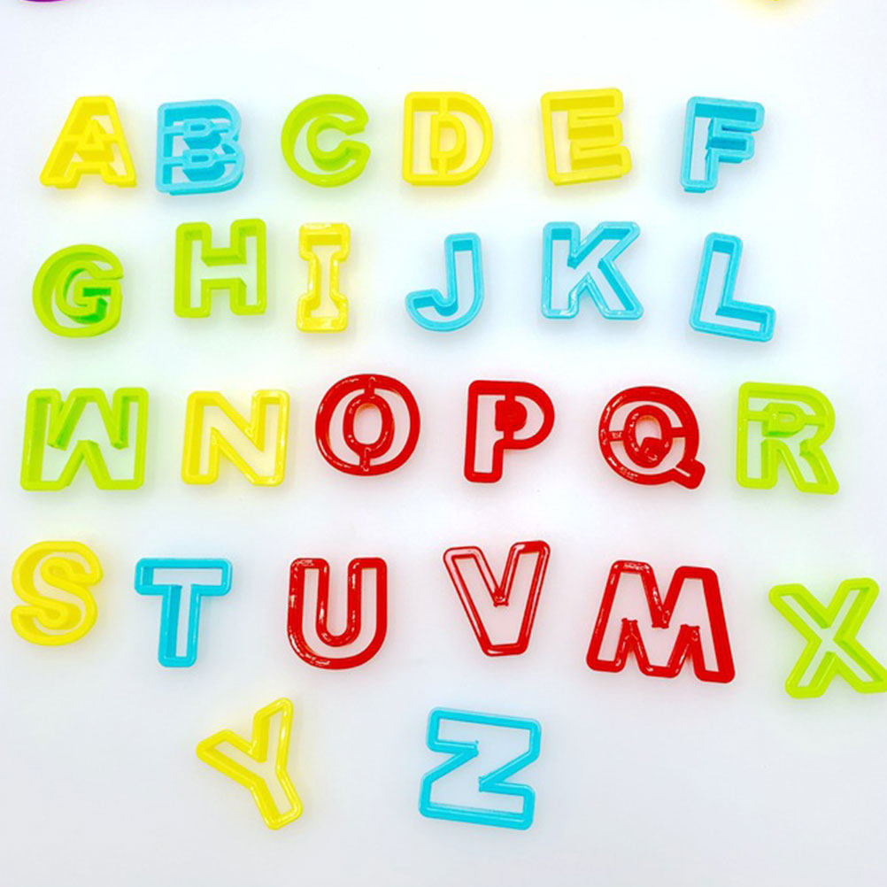 Kids Education Tools - 26-delige alfabet-kapitale letters plasticine gereedschapset voor