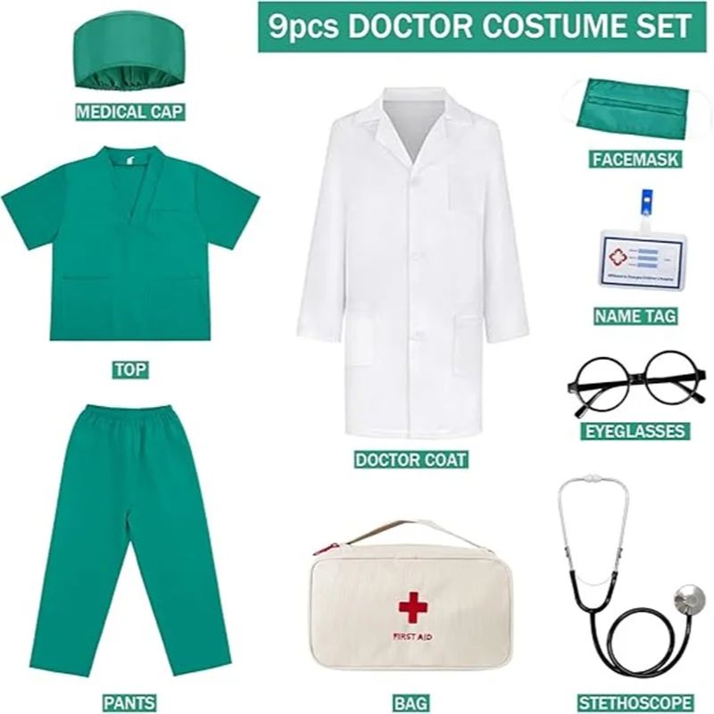 Kids Top + Broek + Jas + Acces - Kids Doctor Education recensie en prijs