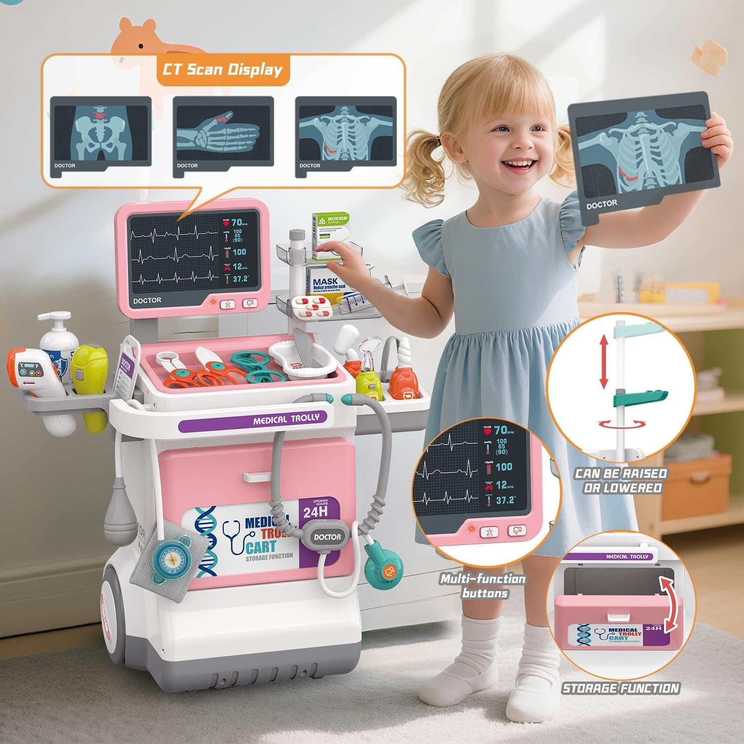 Deluxe doktersset voor kindere - Kids Doctor Education recensie en prijs