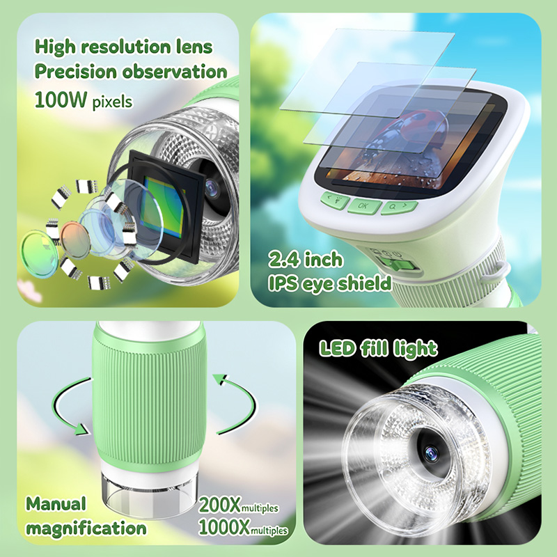 Draagbare digitale microscoop  - Kids Educational Videos recensie en prijs