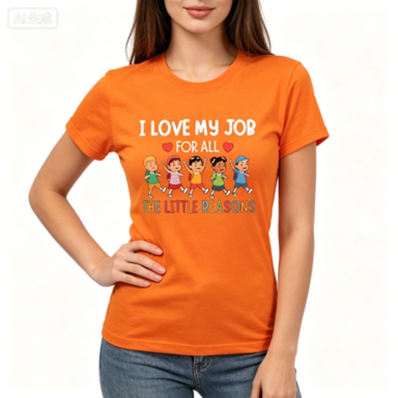 Dames Slim Fit T-shirt Cadeau  - Kids Education Jobs recensie en prijs